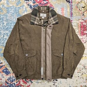 Rainforest Mens Medium Jacket Full Zip Removable Wool Blend Liner Coat